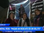 General Ríos: “pagar un rescate es un delito”