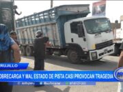 Trujillo: sobrecarga y mal estado de pista casi provocan tragedia
