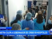 Huaraz: ministra culpa a gobernador de crisis en hospitales
