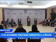 Lambayeque: el 18 de noviembre debatirán candidatos a la región