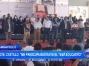 Pdte. Castillo: «me preocupa bastante el tema educativo»