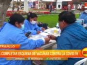 Trujillo: a completar esquema de vacunas contra la covid – 19