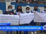 Trujillo: niño con tumor cerebral se encuentra grave en Lima