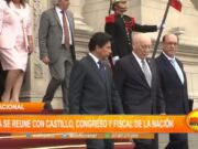 Perú: OEA se reúne con Castillo, Congreso y Fiscal de la nación