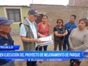 Trujillo: piden ejecución del proyecto de mejoramiento de parque