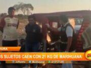 Piura: dos sujetos caen con 21 kg de marihuana