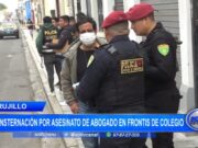 Trujillo: consternación por asesinato de abogado en frontis de colegio