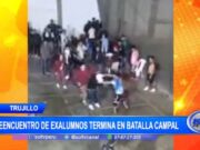 Trujillo: reencuentro de exalumnos termina en batalla campal