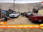 Trujillo: rescatan a empresaria tras 12 días