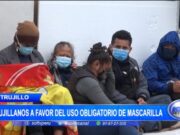 Trujillanos a favor del uso obligatorio de mascarilla