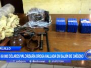 Trujillo: más 60 000 dólares valorizaría droga hallada en balón de oxígeno