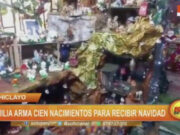 Chiclayo: familia arma cien nacimientos para recibir la navidad