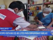 Chiclayo: Cofopri visita más de 400 lotes para empadronar familias