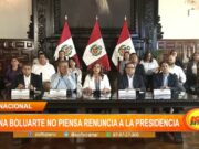 Perú: Dina Boluarte no piensa renunciar a la presidencia