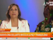 Perú: presidenta Dina Boluarte invoca a la paz y tranquilidad
