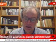 Exministro Carlos Basombrio: «Urge que Fuerzas Armadas salgan en apoyo de la Policía para restablecer el orden»