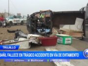 Trujillo: albañil fallece en trágico accidente en vía de Evitamiento