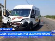 La Libertad: accidente entre colectivos deja varios heridos