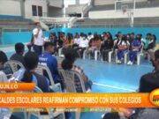 Trujillo: alcaldes escolares reafirman compromiso con sus colegios