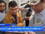 Áncash: alcalde de Casma fue detenido por robo de combustible