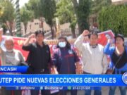Áncash: Sutep pide nuevas elecciones generales