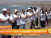 Trujillo: grupos a favor y contra de arenamiento se manifiestan