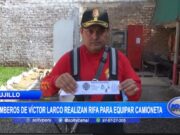 Trujillo: bomberos de Víctor Larco realizan rifa para equipar camioneta