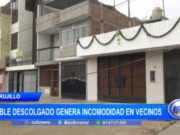 La Esperanza: cable descolgado genera incomodidad en vecinos