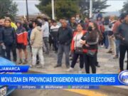 Cajamarca: se movilizan en provincias exigiendo nuevas elecciones