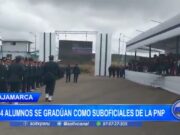 Cajamarca: 174 alumnos se gradúan como suboficiales de la PNP