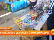 Cajamarca: pirotécnicos se venden con normalidad