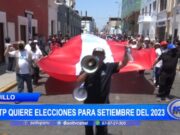 Trujillo: CGTP quiere elecciones para setiembre del 2023