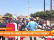Lambayeque: piden intervención a comercio ambulatorio ante posible emergencia