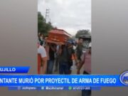 Trujillo: cantante murió por proyectil de arma de fuego