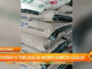Perú: intervienen 16 toneladas de insumos químicos ilegales