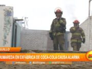 Trujillo: humareda en exfábrica de Coca-Cola causa alarma