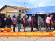 Julcán: operación “Shullka” atiende a más de cien pobladores