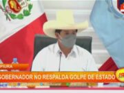 Piura: gobernador no respalda golpe de estado