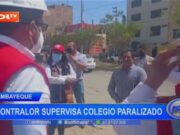 Lambayeque: contralor supervisa colegio paralizado