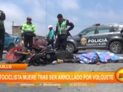 Trujillo: motociclista muere tras ser arrollado por volquete