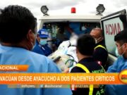 Nacional: evacúan desde Ayacucho a dos pacientes críticos
