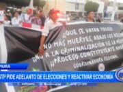 Piura: CGTP pide adelanto de elecciones y reactivar economía