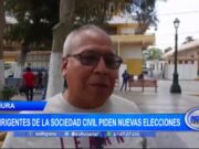 Piura: dirigentes de la Sociedad Civil piden nuevas elecciones