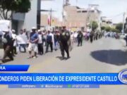 Piura: ronderos piden liberación de expresidente Castillo
