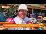 Piura: gobernador promete pagar deuda social a docentes