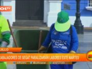 Trujillo: trabajadores de Segat paralizarían labores este martes