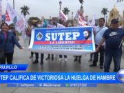 Trujillo: Sutep califica de victoriosa la huelga de hambre