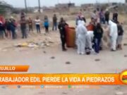 Trujillo: trabajador edil pierde la vida a piedrazos