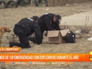 La Libertad: más de 120 emergencias con explosivos durante el año