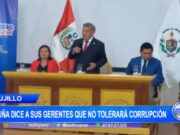 Trujillo: Acuña dice a sus gerentes que no tolerará corrupción